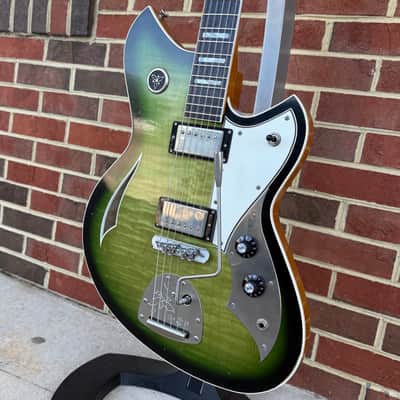 Novo Miris JHH Dealer LTD, Cat's Eye Burst, Flame Maple Top, Swamp Ash Body, Lollar Low Wind Imperial Pickups, Novo Deluxe Gig Bag image 4