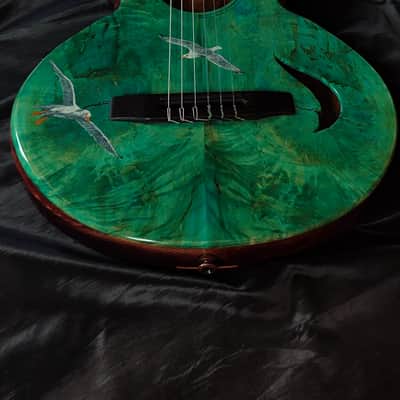 Liuteria MN Guitars Classic Guitar Slim model 2026 - Dyed blue image 8