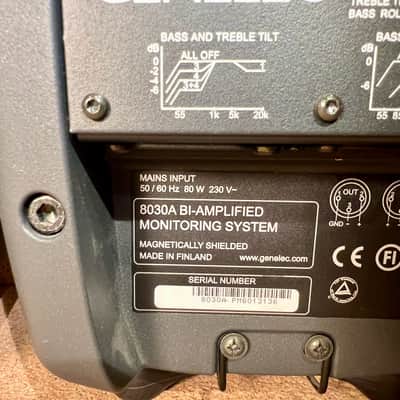Genelec 8030A 5" Powered Nearfield Studio Monitor (Pair) 2005 - 2013 - Gray image 11
