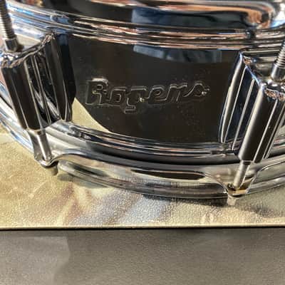 Rogers SuperTen 5x14" 10-Lug Steel Snare Drum 1973 - 1974 - Chrome image 3