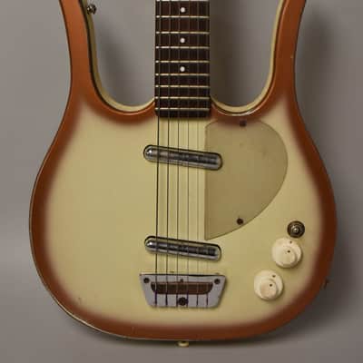 c. 1958 Danelectro Longhorn Baritone Copper Burst w/HSC image 3