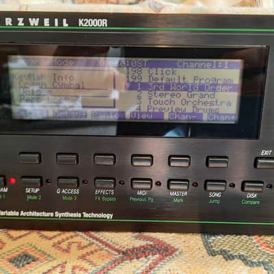 Kurzweil K2000R Rackmount Digital Workstation Sound Module 1990s - Black image 2