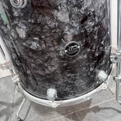 DW Performance Series 16x18" Floor Tom 2010 - Present - Black Diamond image 2