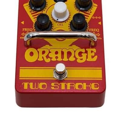 Orange Two Stroke Active Dual-Parametric EQ/Boost Guitar Effects Pedal image 6
