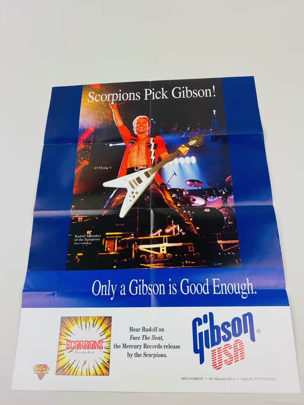 Gibson Rudolf Schenker/Guitar Models Poster 1993 image 1