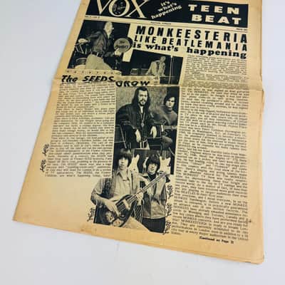 Vox Teen Beat Newspaper (Vol. II, No. 2) 1967 image 1