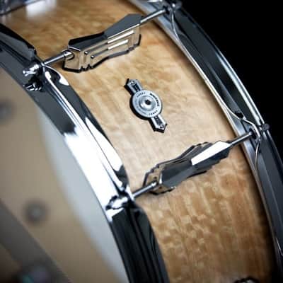 British Drum Co. MAV-14-55-SN Maverick Series Maple Snare. 5.5" x 14" image 8