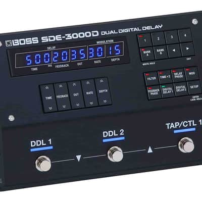 Open Box: Boss SDE-3000D Dual Digital Delay Effect Pedal image 2