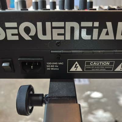 Sequential Prophet-6 49-Key 6-Voice Polyphonic Synthesizer 2018 - 2020 - Black with Wood Sides image 6