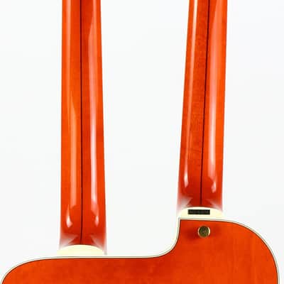 Gretsch G6120-6/12 Chet Atkins Nashville Double Neck Guitar MIJ Made In Japan Orange Rare! c 1997 image 11