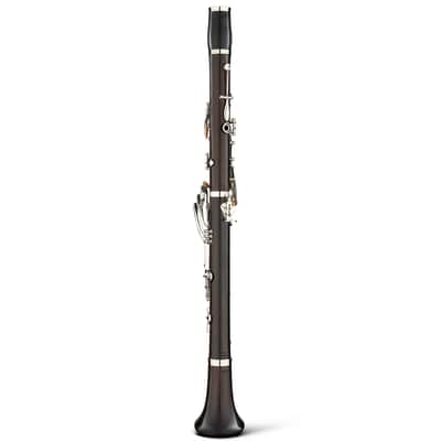 Backun Alpha Plus Grenadilla Student A Clarinet with Removable Eb Key - Silver Plated image 4