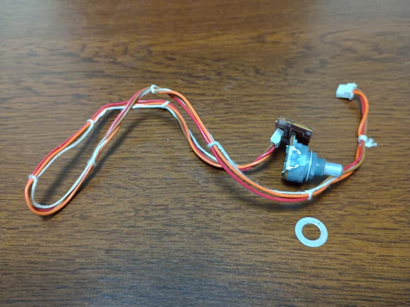 Roland Alpha Juno-2 / HS-80 | Alpha Dial Encoder Assembly | Roland Part No. 76160430 | Genuine Original Part | From Japan image 1