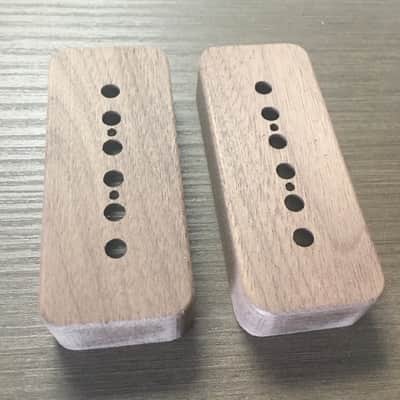 Guilford Black Walnut P-90 Cover Set - Fits Gibson/Lollar USA image 2
