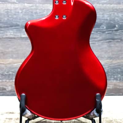 Duesenberg Julietta Baritone Catalina Red Solid Alder Body Electric Guitar w/Bag image 4