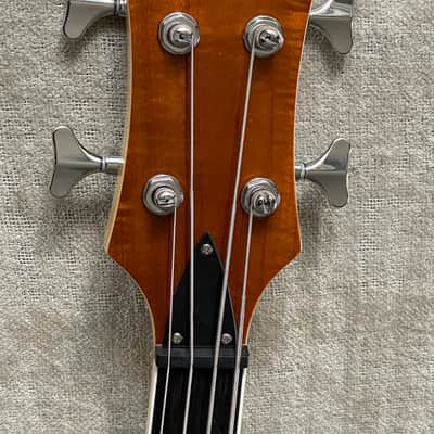 B.C. Rich Heritage Classic Mockingbird Bass LH Left Hand Lefty KOA Active EMG Pickups image 22