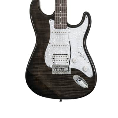 Washburn SDFTB Deluxe Sonamaster Double Cut Solid Body Flame Maple Top Maple Bolt-on Maple Neck 6-String Electric Guitar image 1