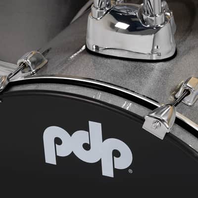 PDP Center Stage Silver Sparkle 5pc Kit Hardware Cymbals & Throne Included (PDCE2015KTSS) image 6