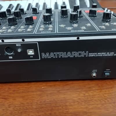 Moog Matriarch Dark 49-Key Semi-Modular Analog Synthesizer 2020 - Present - Black / Black Panel image 7