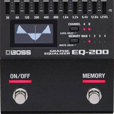 Boss EQ-200 10-Band Graphic Equalizer Pedal for Guitar & Bass - Stereo EQ image 2