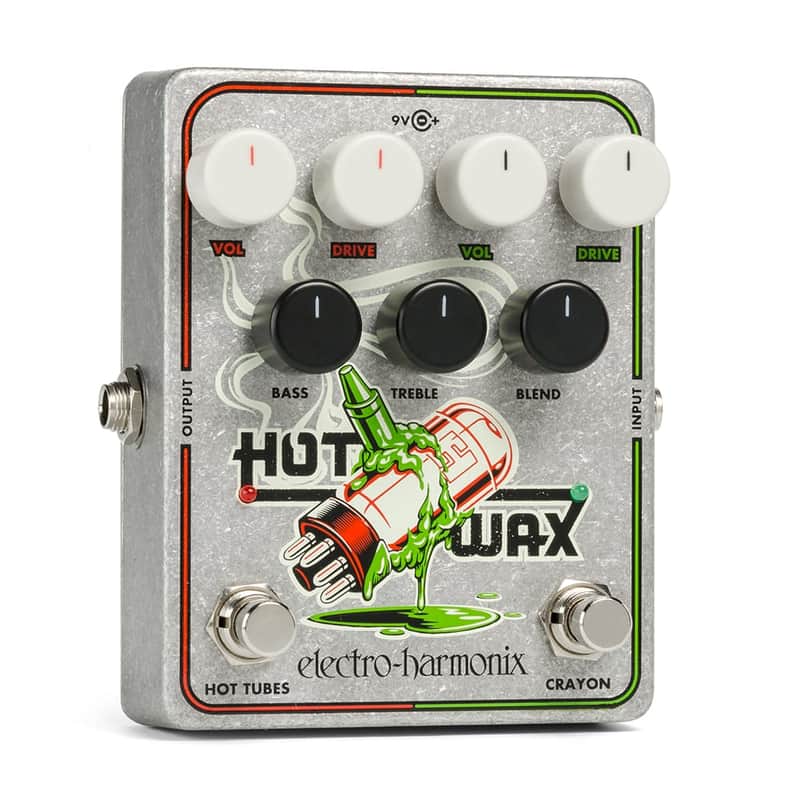 Electro-Harmonix Hot Wax Dual Overdrive White image 1