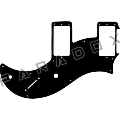 Custom Pickguard For 2013 - 2018 Made in America PRS S2 Mira - Black/White/Black .090"