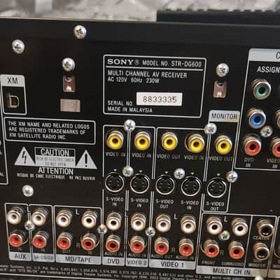 Sony Sony STR-DG600 XM Ready home theater receiver 90s image 7