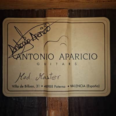 Antonio Aparicio Mod. Master classical guitar - high-quality hand-built Spanish guitar in the spirit of Antonio de Torres + check video! image 17