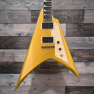 ESP LTD KH-V Electric Guitar - Metallic Gold image 2
