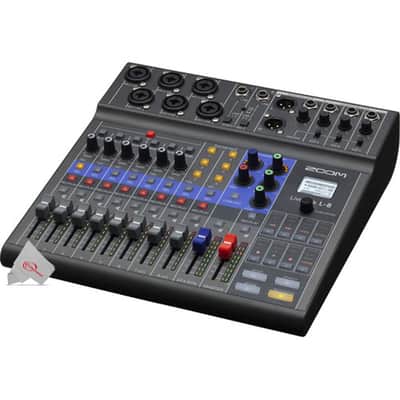 Zoom LiveTrak L-8 Portable Podcast 8-Track Digital Mixer And Multitrack Recorder image 3