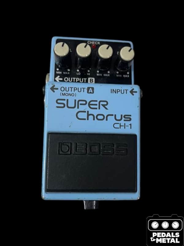 Boss CH-1 Super Chorus (Dark Gray Label) 2001 - Present - Blue - X18436 image 1
