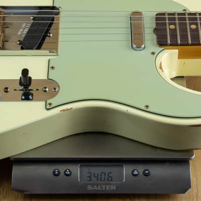Fender Custom Shop 63 Tele Relic Vintage White CZ584377 image 6