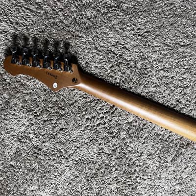 Jet Guitars JS-400 JS400 SB, HSS Ceramic pickups, solid basswood body, 22 frets roasted maple neck, 2 point tremolo Free Setup image 6
