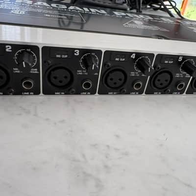 Behringer Ultragain Pro-8 Digital ADA8000 8-Channel Mic Preamp with A/D Converter 2000s - Black / Silver image 3