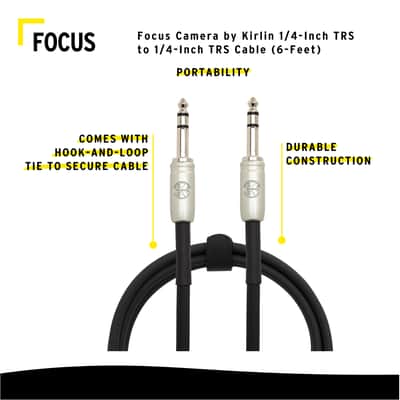 Knox Gear 1/4in TRS to 1/4inTRS Cable (6-Feet) image 6