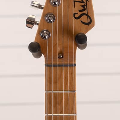 Suhr Modern T Andy Wood Signature Electric Guitar, Roasted Maple Fingerboard, War Black image 17