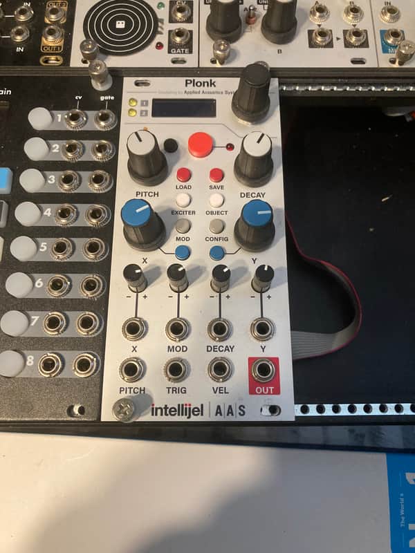 Intellijel Plonk Physical Modeling Percussion Eurorack Synth Module 2017 - Present - White image 1