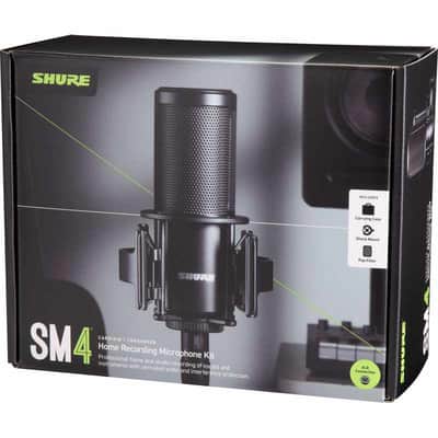 SHURE SM4-K-KIT SM4 avec suspension, anti-pop et mallette image 5