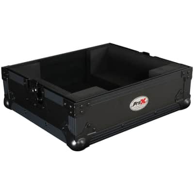 ProX XS-RP7BL | Case for Reloop RP-7 | All Black with Custom Foam image 9