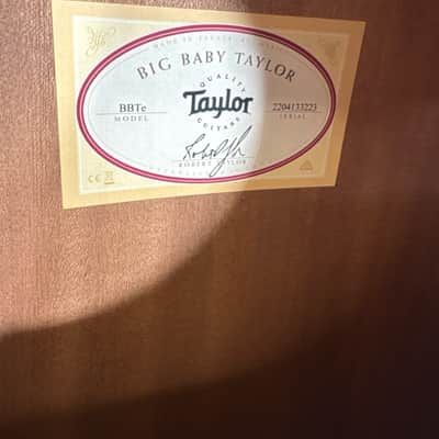 Taylor BBTe Big Baby Taylor 2022 - Present image 3
