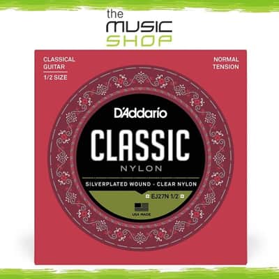 D'Addario EJ27N 1/2 Size Normal Tension Nylon Classical Guitar Strings image 1