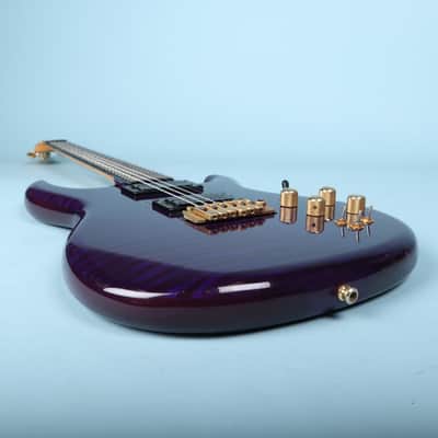 Carvin DC400T Purple Quilt Maple Neck Through Electric Guitar USA image 13