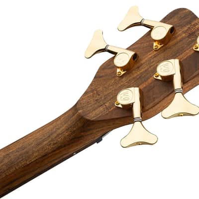 Warwick Pro Series Thumb BO-5 String-Nirvana Black Transparent Satin, Gold Hardware image 6