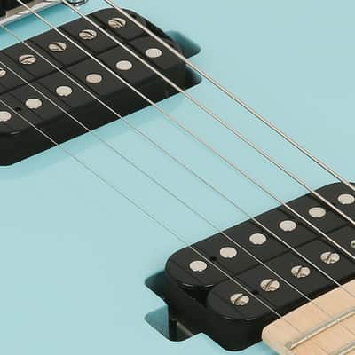 Corona Modern Standard T Daphne Blue Alder Maple Locking Tuner HH Telecaster image 4
