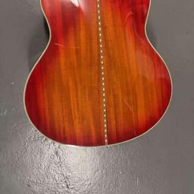 Johnson Model JH-440-C Hollow-Body Electric Guitar, MIC (Used) image 6