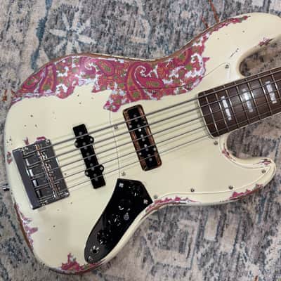 Dhatarattha DEB5 Jazz Bass 5 string - PAISLEY RELIC image 5