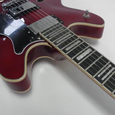 Hagstrom Tremar Viking Deluxe 2023 - Cherry Red image 5