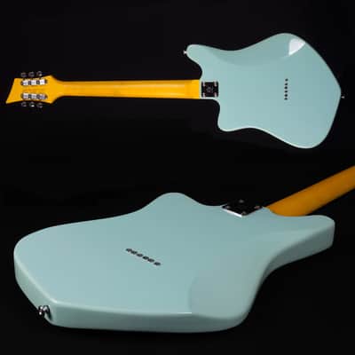 Lindo Rosetta Seafoam Green Electric Guitar and Padded Gig Bag image 4