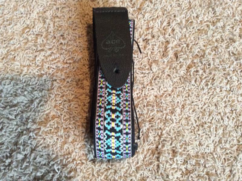 Ace Jimi Hendrix Guitar Strap from 1997 Fender Voodoo tribute guitar image 1