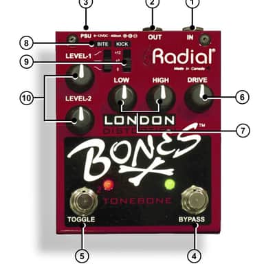 Radial Tonebone Bones London  - Red image 3