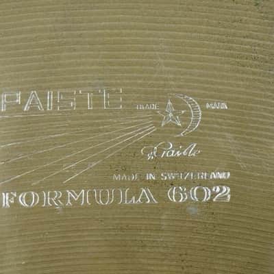 1978!! 20” Paiste FORMULA 602 China TYPE 2111g image 3